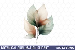 Botanical Sublimation Clipart Product Image 1