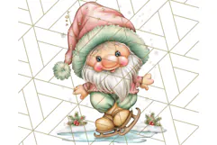 Scandinavian Christmas Gnomes Clipart PNG, Cute Gnome Png Product Image 2