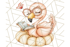 Bookish Animals PNG Clipart with Cozy Reading Elements Product Image 2