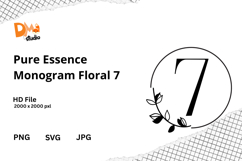 Pure Essence Monogram Floral Product Image 1