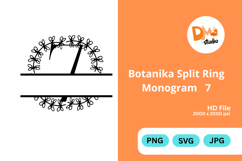Botanika Split Ring Monogram Product Image 1