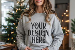 Christmas Gildan 18000 Heavy Blend Crewneck Sweatshirt Mocku Product Image 1