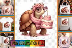 Sweet PNG Designs for TSHIRTS, Turtle Product Image 1