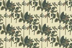 Abstract floral botanical repeat pattern vector illustration Product Image 1