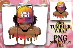 RADIANT ESCAPES 20oz TUMBLER WRAP, Afro Mam Product Image 1