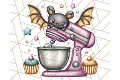 Cute Witch Halloween Baking Clipart PNG, Holiday Treats Png Product Image 2