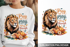 Pray on it pray Sublimation Design - Christian Png Product Image 1