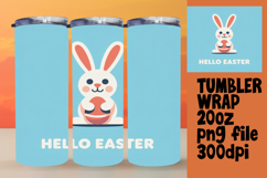 RICH 20oz Tumbler Template for DIY Projects , Easter Bunny Product Image 1