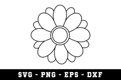 Flowers Svg Design | Svg Files for Cricut Product Image 1