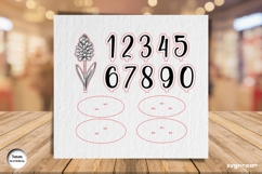 Hyacinth Table Numbers Laser Cut | Glowforge | SVG Product Image 4