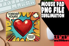 Radiant Desk Pad Sublimation Magic, 3D Heart Product Image 1
