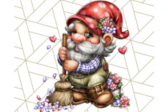 Gnomes at Work Clipart PNG, Cute Gnomes PNG Illustration Product Image 2