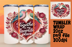 FRESH 20oz Tumbler Template , Valentines Day Product Image 1