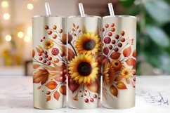 Halloween Sunflower Tumbler Wrap | Sublimation | Tumblers Product Image 1