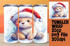 Custom 20oz Tumbler Design , Christmas Animals Product Image 1