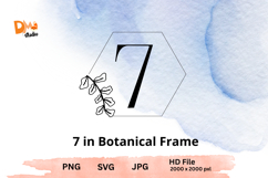 Botanical Frame Monogram Product Image 1