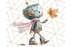 Robot Clipart, Soft Realistic Full Body Robot PNG Images Product Image 2
