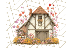 Vintage Cottagecore Barn PNG Clipart, Farmhouse Style Product Image 2