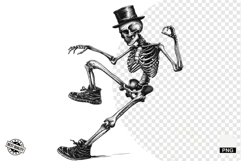 Black and White Halloween Autumn Clipart Product Image 1