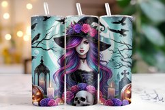 Halloween Witch Tumbler Wrap | Sublimation | Tumblers Product Image 1