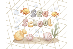 Sea Animal Clipart for Kids PNG, Ocean Animals Clip Art Png Product Image 2