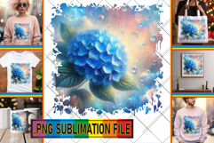 Playful PNG Design for TSHIRTS, 3D Flower Product Image 1