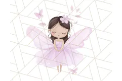 Pastel Purple Fairy Garden Clipart Enchanted Cottagecore Png Product Image 2