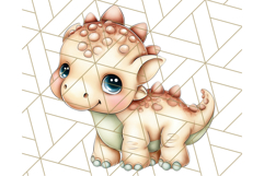 Cute Cartoon Dinosaur Clipart PNG, Prehistoric Animals PNG Product Image 2