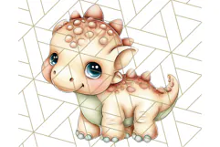 Cute Cartoon Dinosaur Clipart PNG, Prehistoric Animals PNG Product Image 2