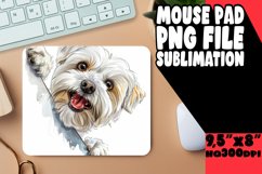 Funny Dog Lover's Delight Sublimation Mousepad PNG Product Image 1