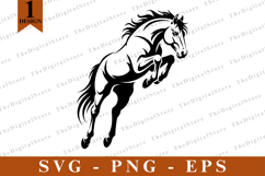 Horse SVG, Horse vector, Horse Silhouette, Cut files Product Image 1