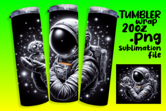 Creative 20oz Tumbler Template , Astronaut Product Image 1