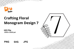 Crafting Floral Monogram Design Product Image 1