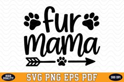 Fur mama SVG | Quotes | SVG Cut files Product Image 1