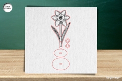 Flowers Pen Stand Laser Cut Bundle | Glowforge | SVG Product Image 11