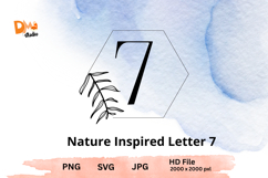 Nature Inspired Letter - Monogram Botanical Alphabet Product Image 1