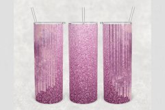 Purple Faux Glitter Galaxy 20 oz tumbler sublimation design Product Image 1