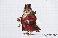 Victorian Christmas Sublimation Clipart PNG Product Image 1