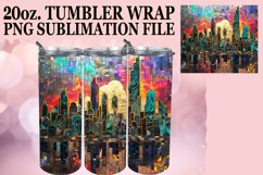 Mosaic Magic: Landscape Tumbler 20oz Product Image 1