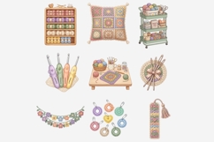 Crochet Club PNG Clipart Bundle Product Image 6