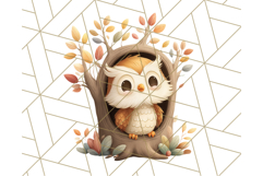 Woodland Forest Scene PNG Clipart, Fall Nature Elements Product Image 2