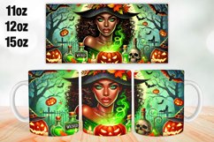 Halloween Wicked Mug Wrap Sublimation 11oz, 12oz, 15oz Product Image 1