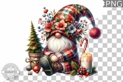 Christmas Gnome Sublimation - Clipart PNG Design Product Image 1