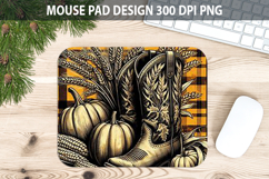Boots Mouse pad Sublimation - Thanksgiving PNG Design Product Image 1