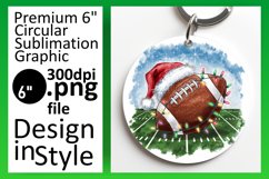 Trendy Round Design for Keychain Art , Holiday Product Image 1