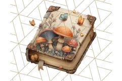 Cottagecore Butterfly and Book PNG Clipart Reading Elements Product Image 2