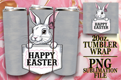 Bright mornings 20oz tumbler wrap, Easter Animals Product Image 1