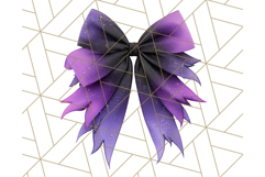 Halloween Bow Clipart, Bright Holiday Ribbon PNG Product Image 2