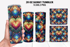 Flower Skinny Tumbler 20oz Wrap Design, Winter Tumbler Wrap Product Image 1