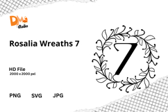 Rosalia Wreaths Monogram Product Image 1